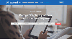 Desktop Screenshot of anselmiseguros.com.ar